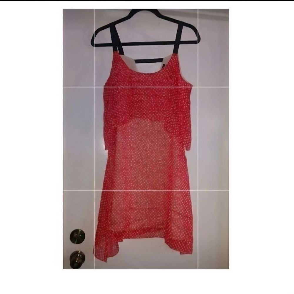 Anthropologie Coral Sundress